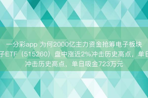 一分彩app 为何2000亿主力资金抢筹电子板块？华宝基金电子ETF（515260）盘中涨近2%冲击历史高点，单日吸金723万元