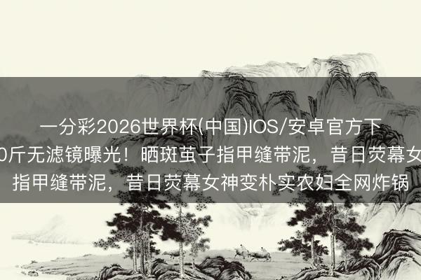 一分彩2026世界杯(中国)IOS/安卓官方下载 殷桃为演农妇增重20斤无滤镜曝光!晒斑茧子指甲缝带泥,昔日荧幕女神变朴实农妇全网炸锅